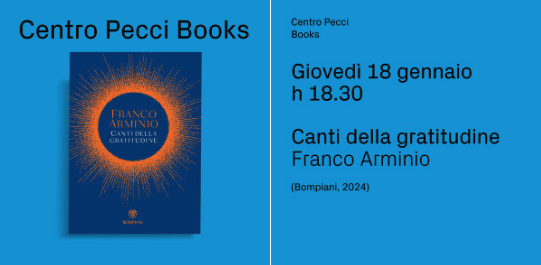 🎤 Centro Pecci Books - Franco Arminio 