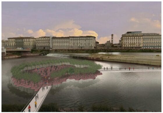 Elezioni: Funaro lancia isola galleggiante sull’Arno
